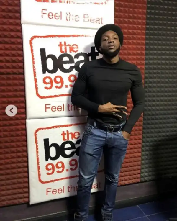 BBNaija: Tuoyo Begins Media Tour After Eviction, Rocks Female OAP At Beat FM